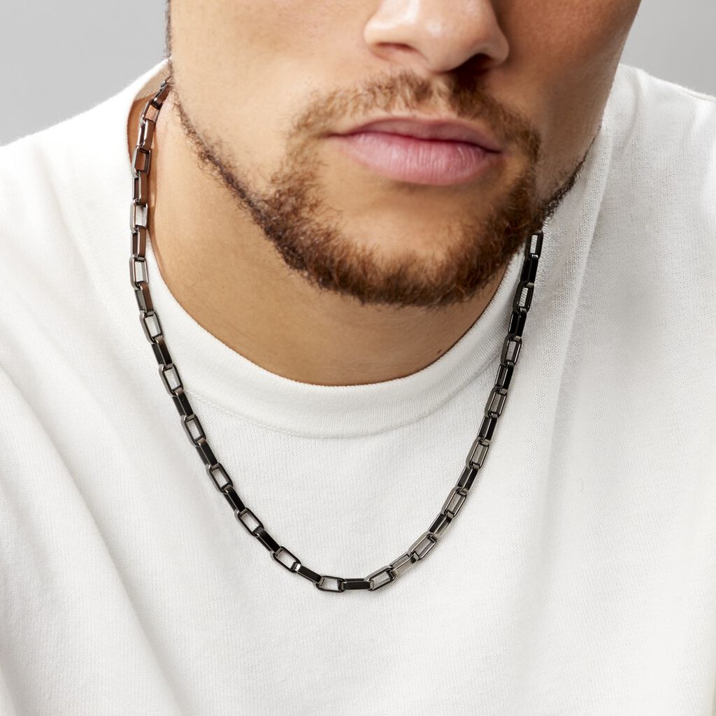 Collier Acier Gris Jarek