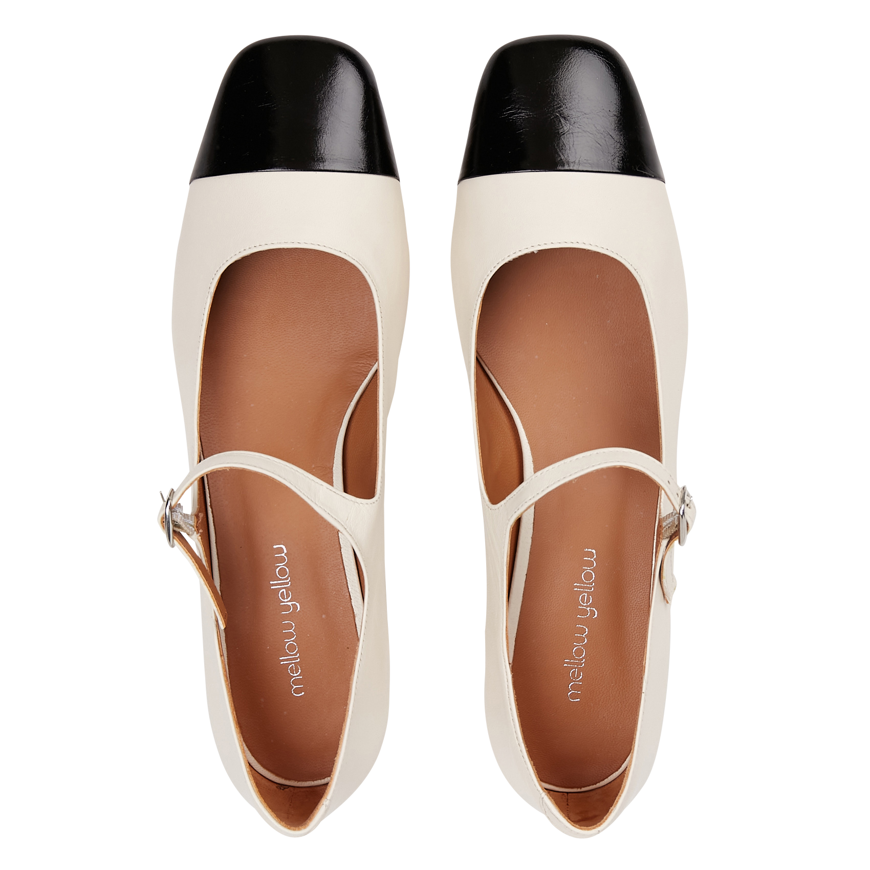 BLONDINE - Babies petit talon en cuir | Multicolore