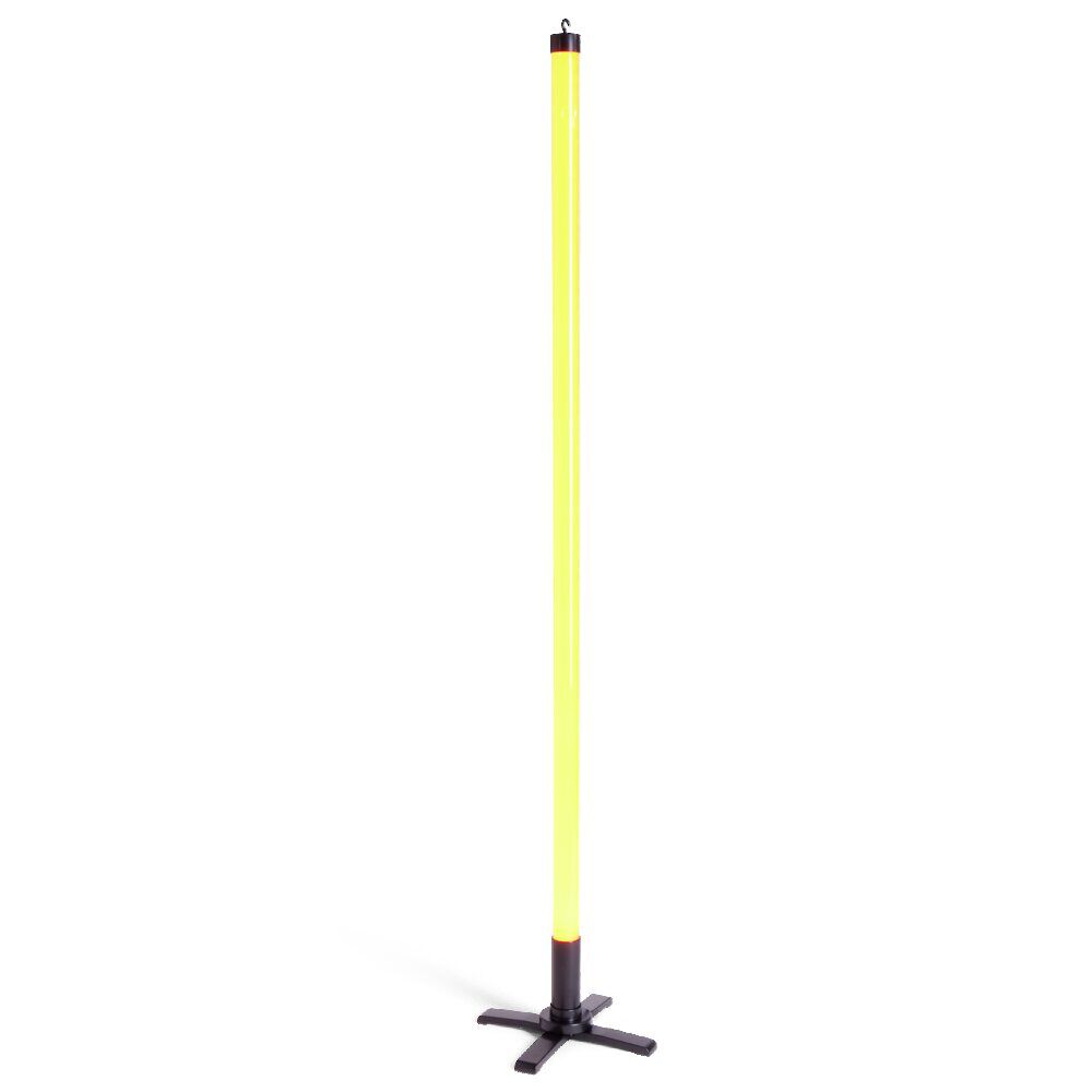 Tube néon LED rouge plastique Ø3,3xH116cm