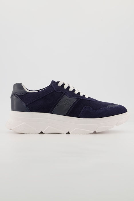 Leder-Sneaker, Chunky-Sohle, Wechselfußbett, Weite H