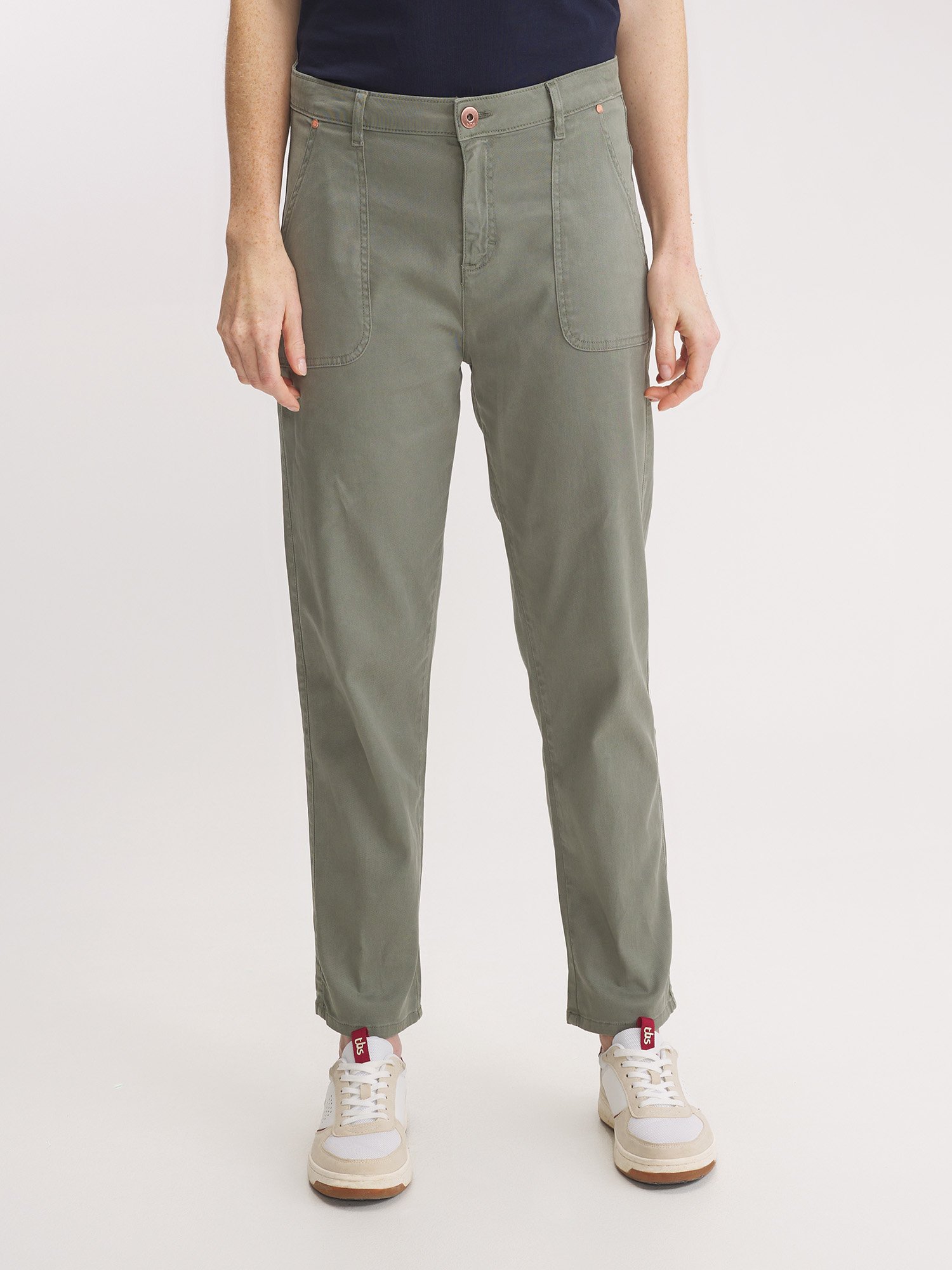 Pantalon Femme Fluide Vert