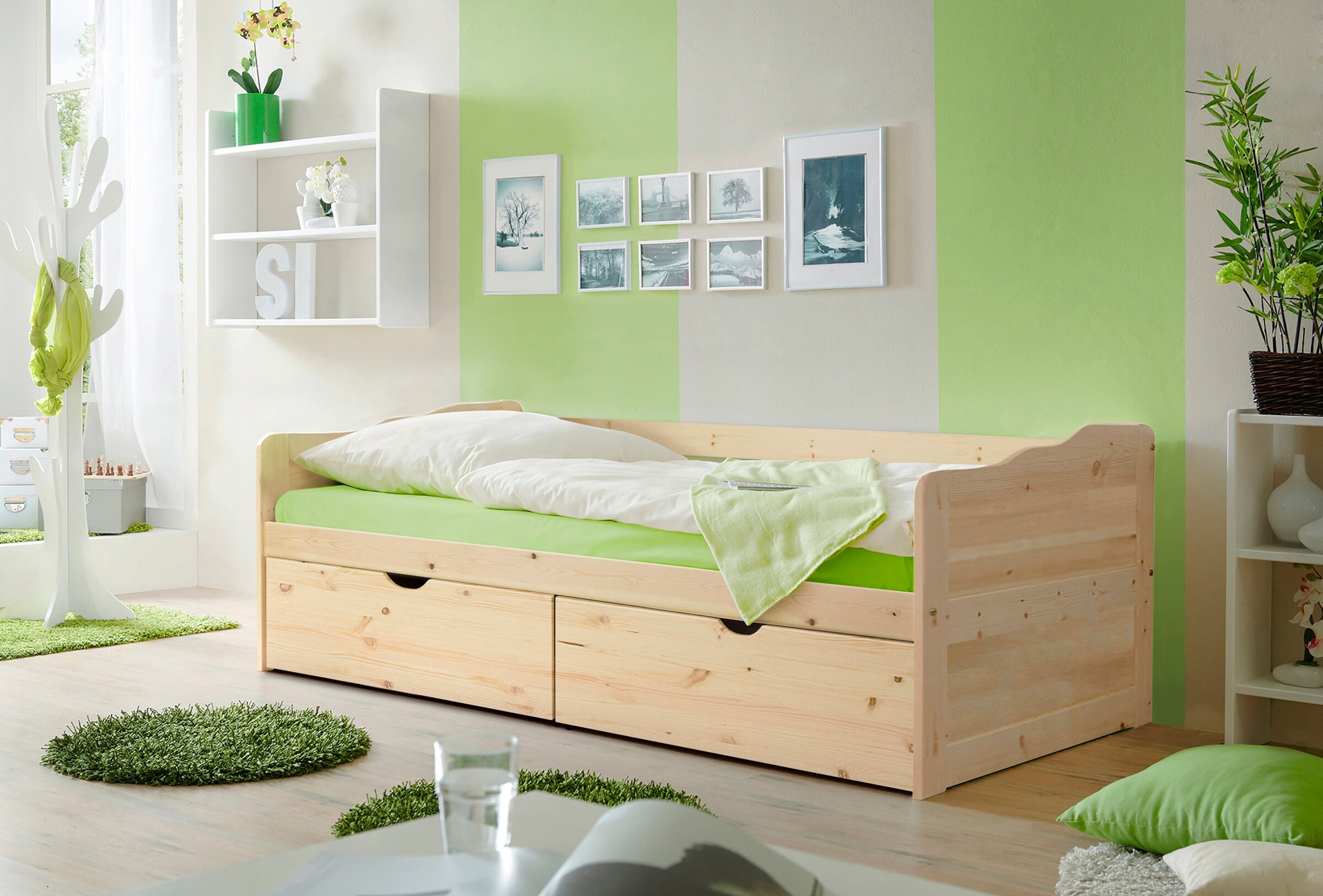 Ticaa Sofabett Funktionsbett Gästebett Melanie Kiefer Natur