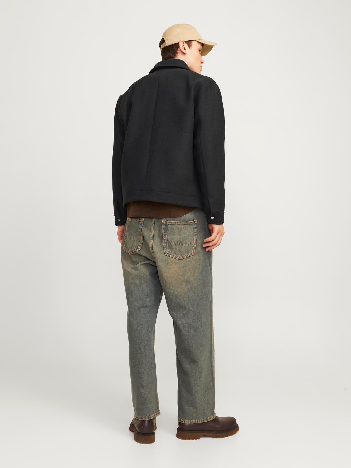 Jack & Jones Wolljacke »JPRCCRUSSEL WOOL BLEND JACKET SN« ohne Kapuze