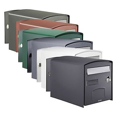 Boîte aux lettres 2 portes Decayeux Dôme Gris anthracite Ral 7016