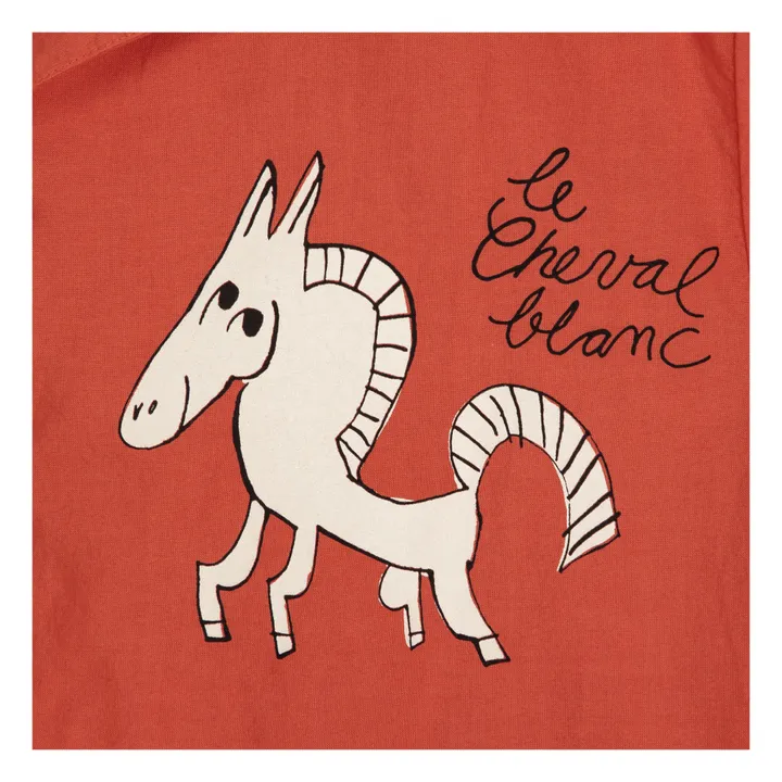 Bobo Choses Chemise Cheval Blanc x Smallable | Orange