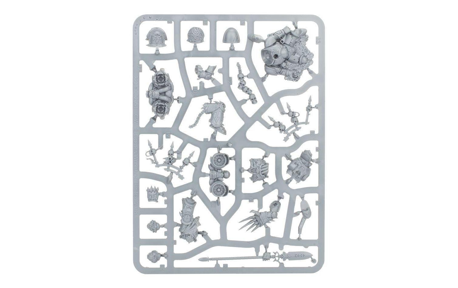 Figur WH40K Chaos Space Marines Haarken WorldclaimerBausatz für 1 Figur