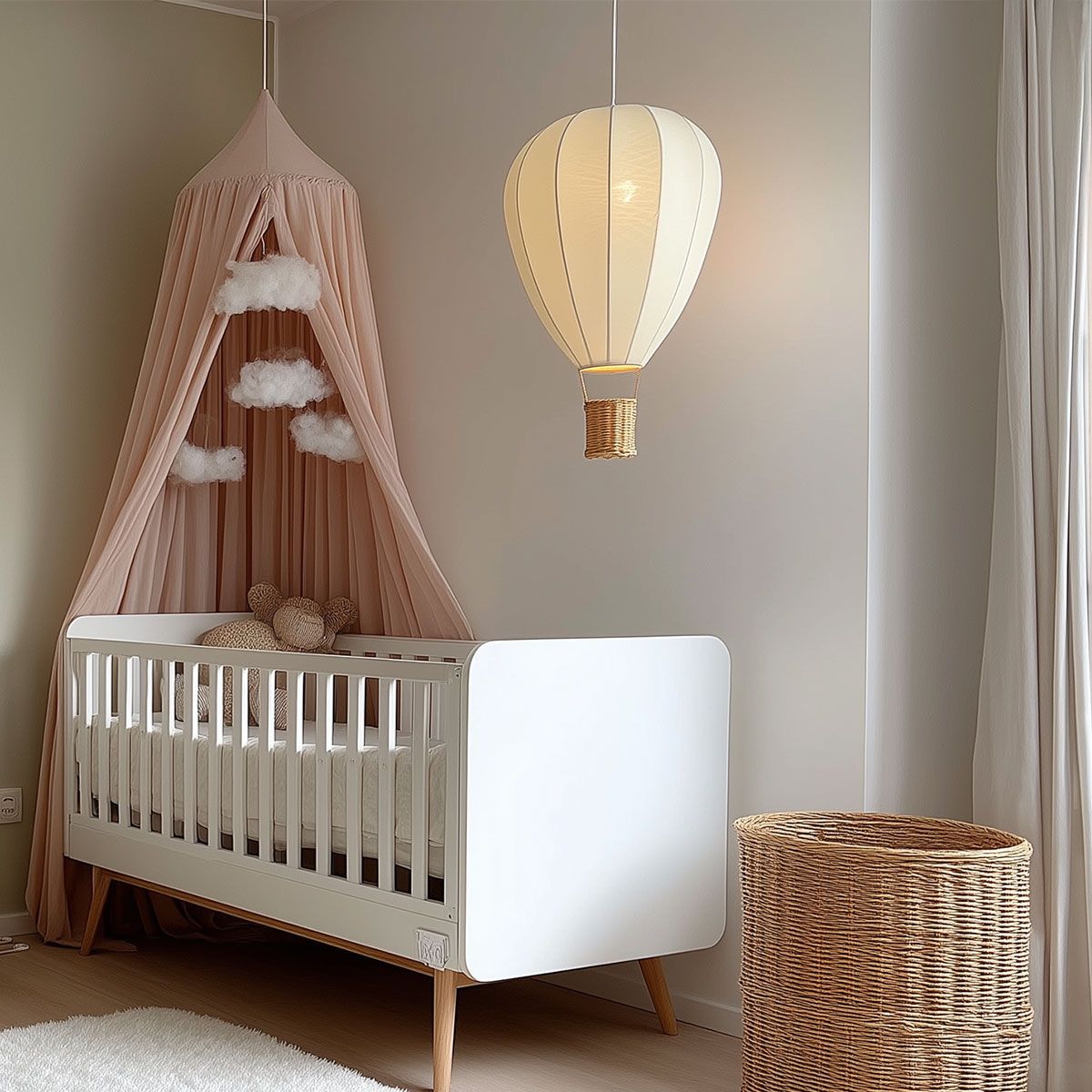 Kinder hanglamp beige luchtballon - Air Balloon