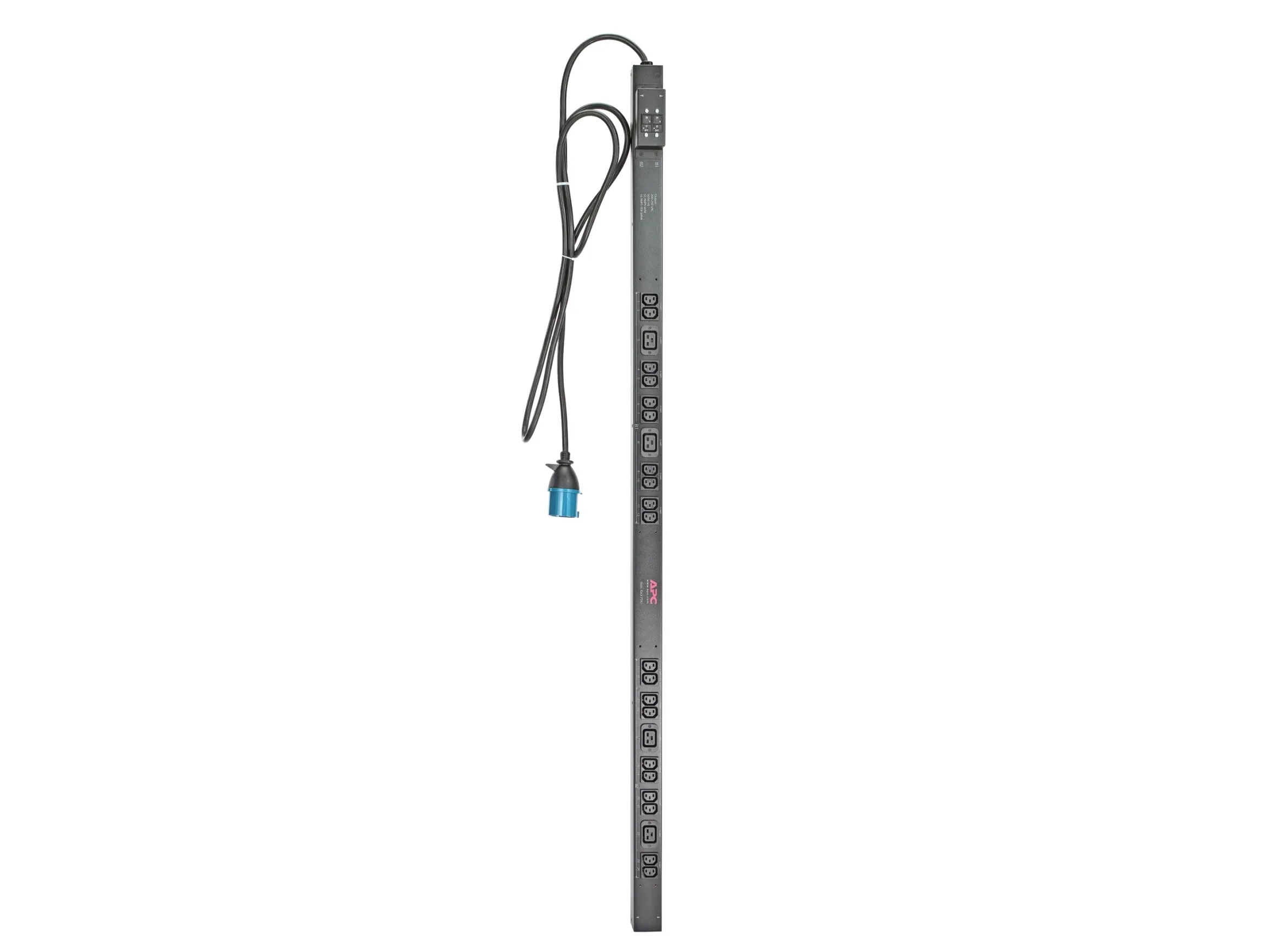 APC Basic Rack PDU Zero U - Strømfordelingsenhed (rackversion) - AC 230 V - input: IEC 60309 - output-stikforbindelser: 24 (power IEC 60320 C13, IEC 60320 C19) - 0U - 3.1 m ledning - sort - for P/N: SMX1500RMNCUS, SRT1000RMXLI, SRT1000RMXLI-NC, SRT10