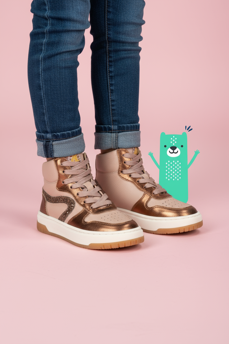 IK-KE veterboot Sneakers Roze Meisjes