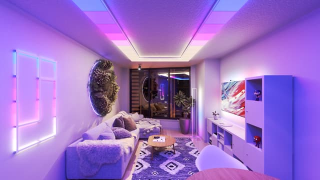 Nanoleaf Skylights loftlampe startersæt NF083K02-3SL