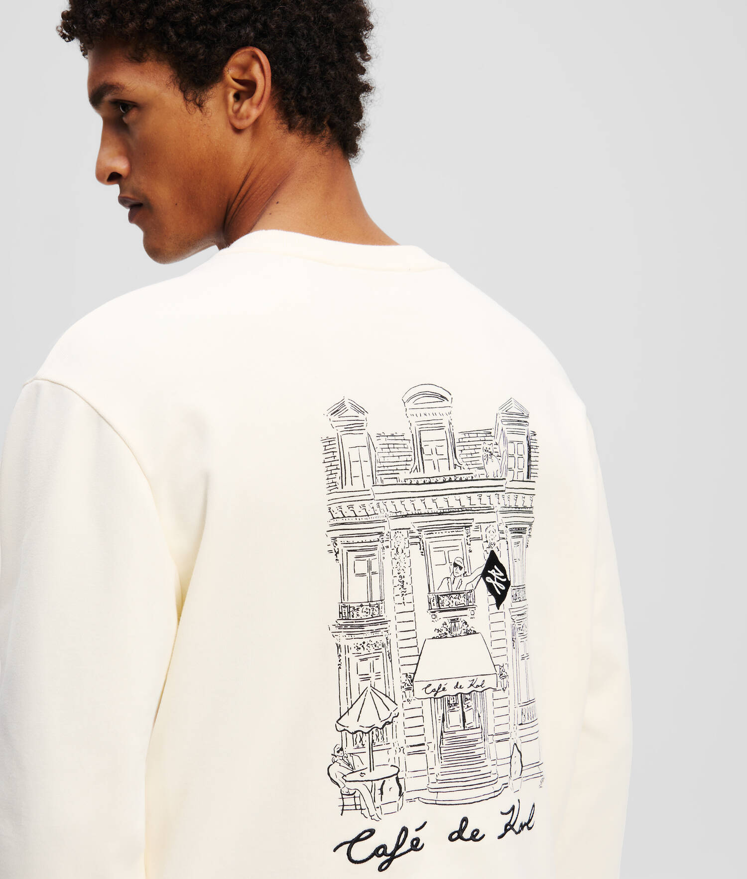 SWEAT-SHIRT KL X JORGE PARRA - Crème Cannoli