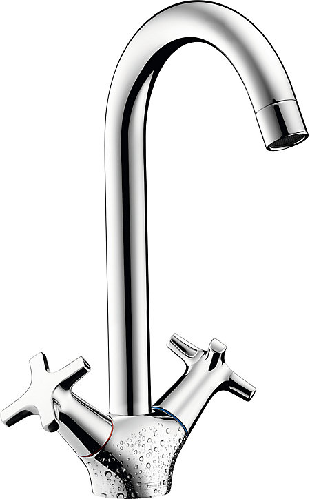 Mitigeur de cuisine chromé Hansgrohe MySport
