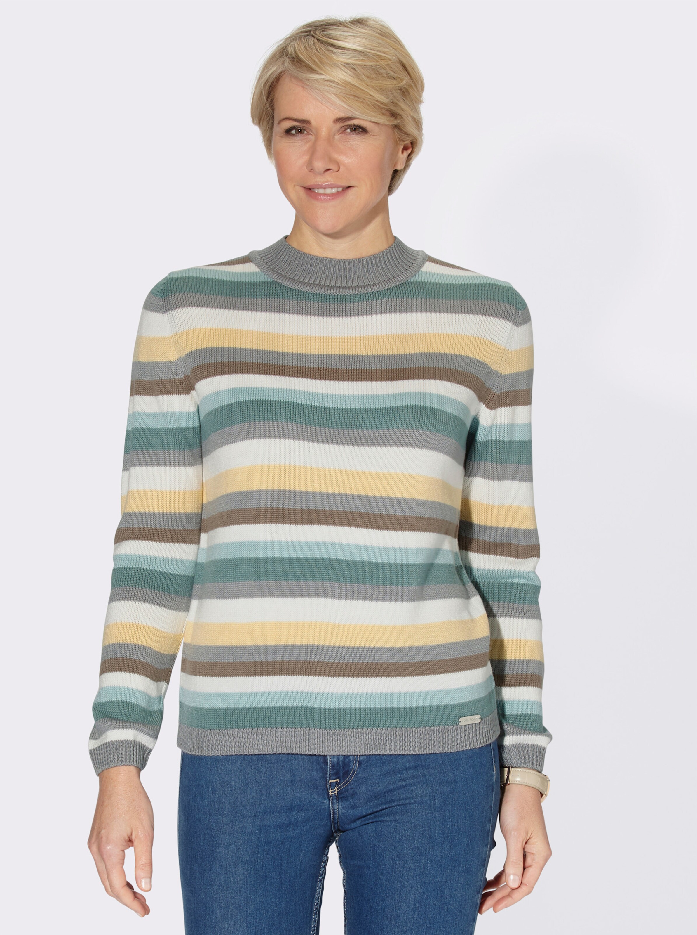 Stehkragenpullover