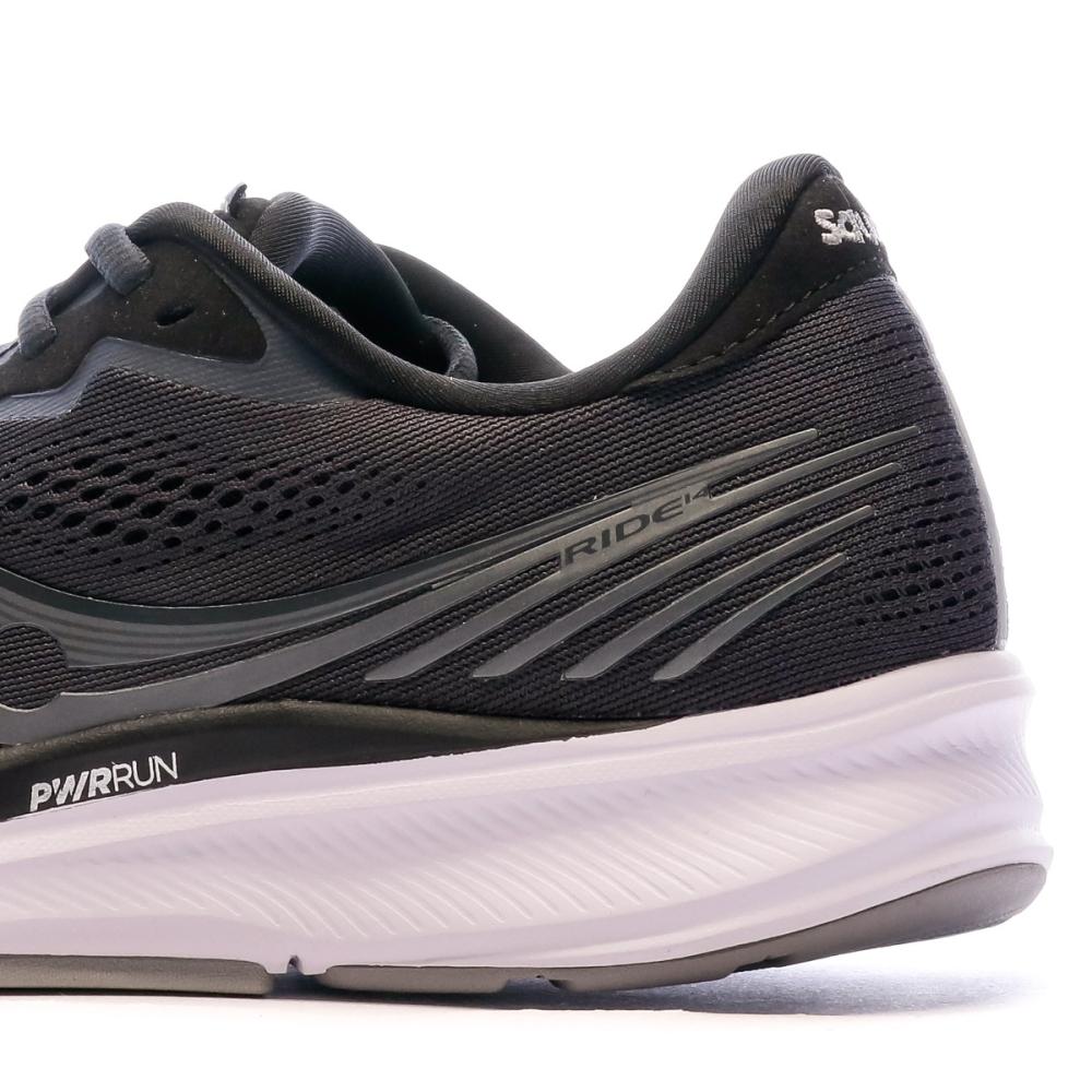 Saucony Chaussures de running Noires Mixte Saucony Ride 14