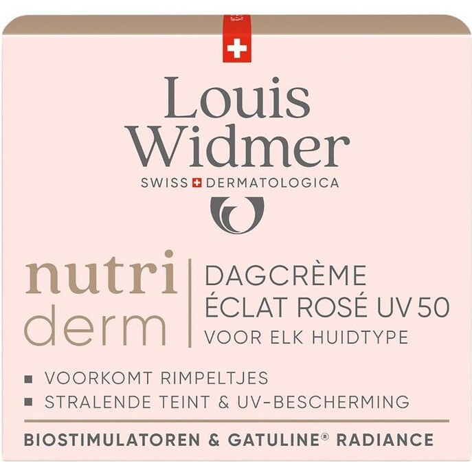 Widmer nutriderm Crème de Jour Éclat Rosé UV 50 50 ml avec parfum