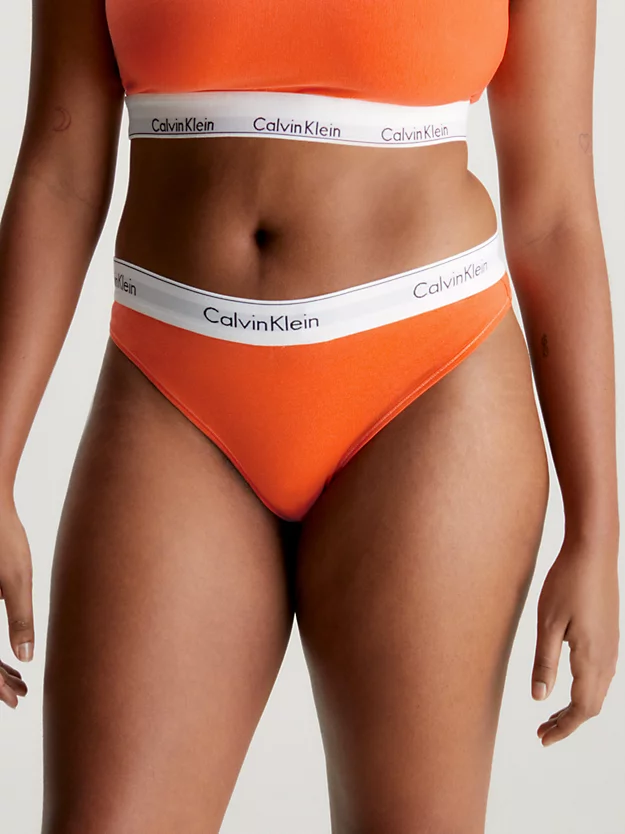 Calcinha fio dental plus size - algodão moderno