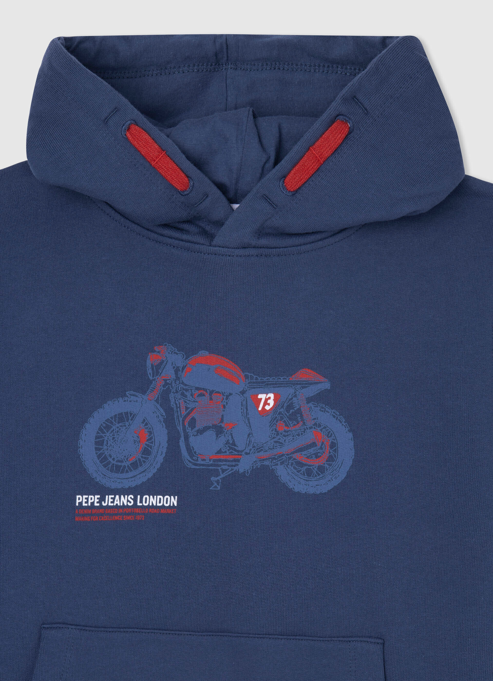 MOLETOM COM CAPUZ PARA MOTOCICLISTA - Jarman Azul