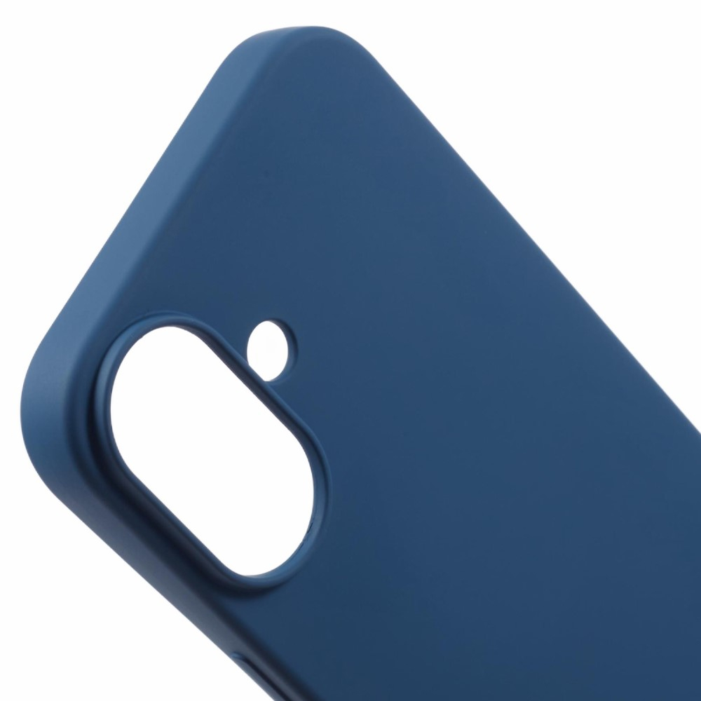 iPhone 16 Gummi Case Schutzhülle - Dunkelblau (Matt)