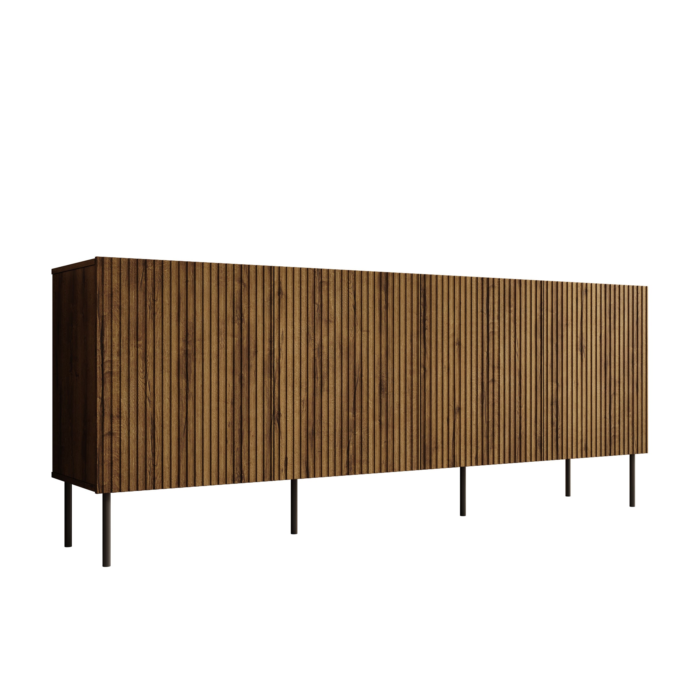 Tartagal - Dressoir - Donkerbruin/eiken - 200x42x81 cm