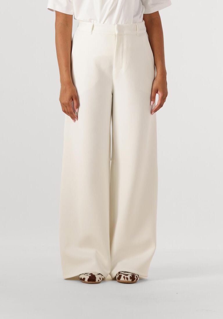 witte max mara wijde broek merlot