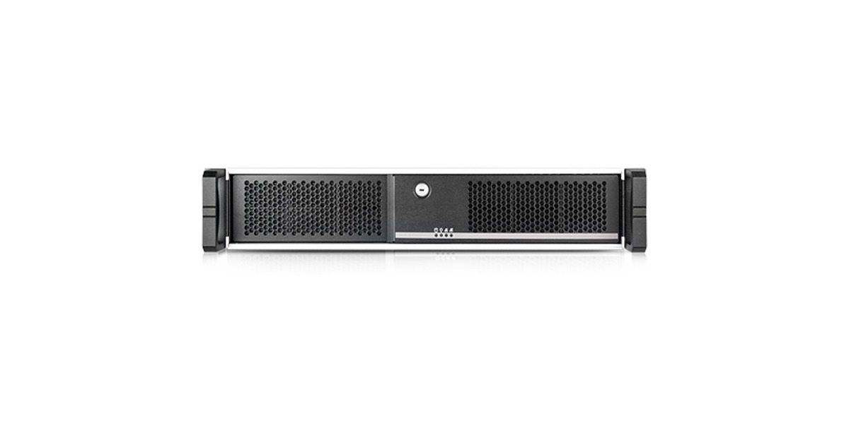 ChenbroRM24200-L rack behuizing  (Zilver/zwart | 2U | 2x USB-A 3.2 (5 Gbit/s))