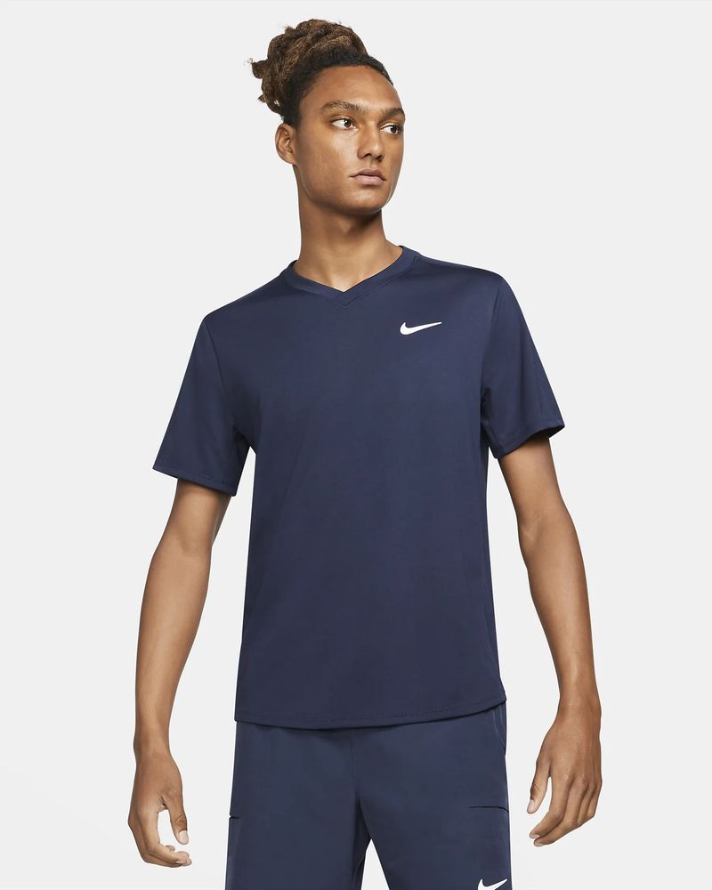 Haut de tennis Nike NikeCourt Bleu Marine pour homme