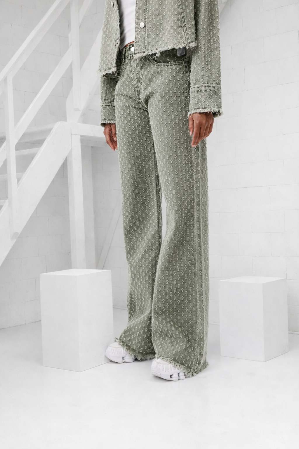 Project x Paris Gritty Jeans Dames Groen