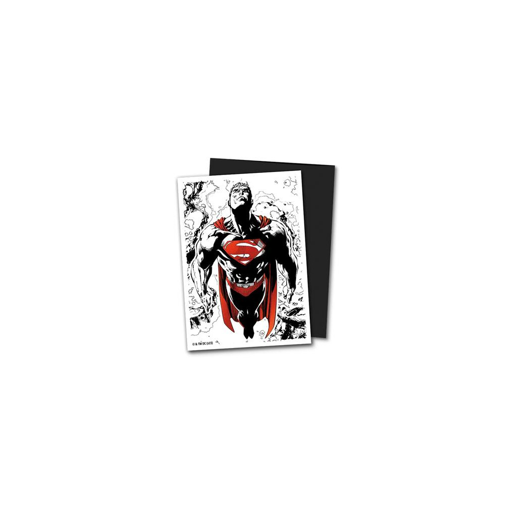 100 Dragon Shield Dual Matte - Superman Core Noir et Blanc