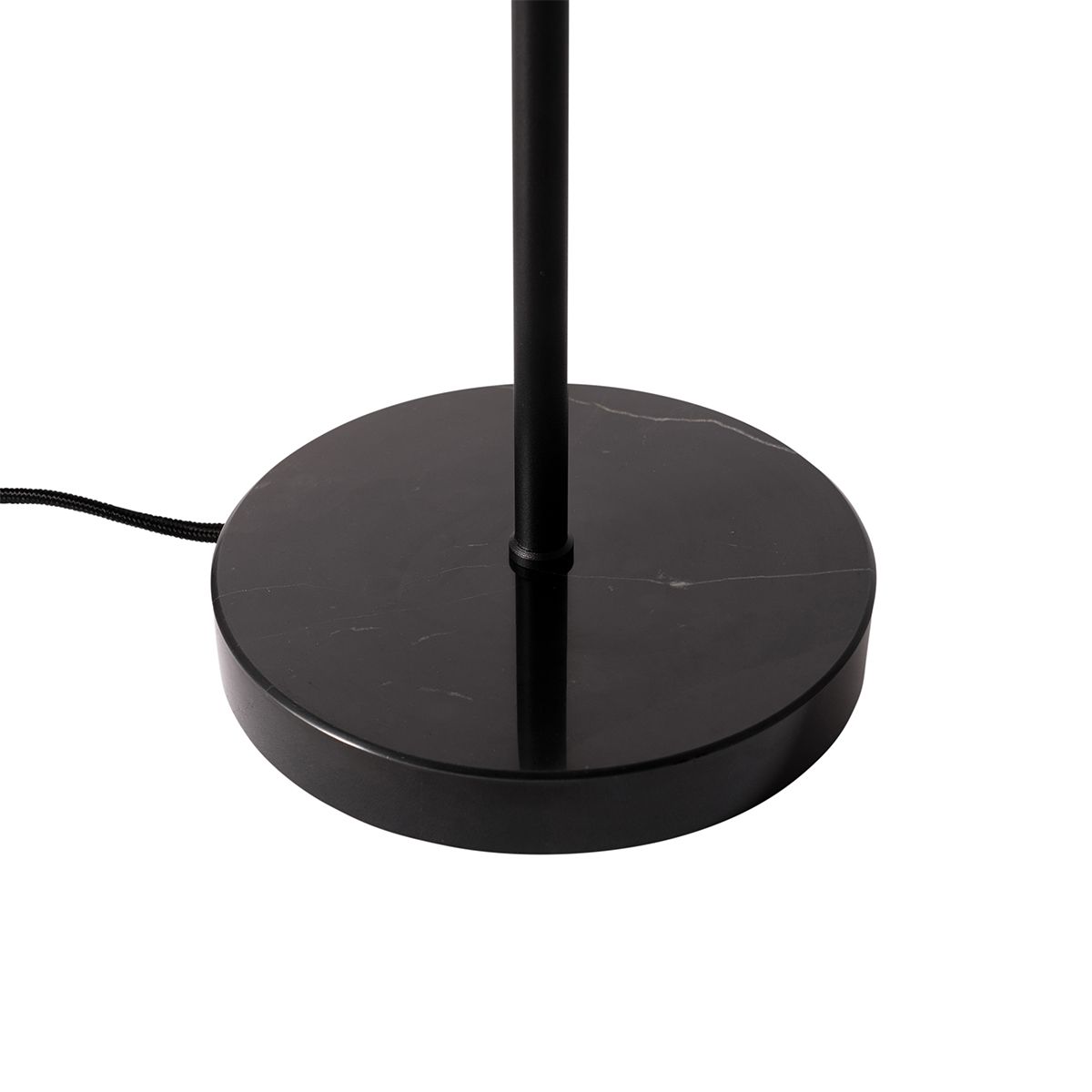 Moderne tafellamp zwart met opaal glas - Drop