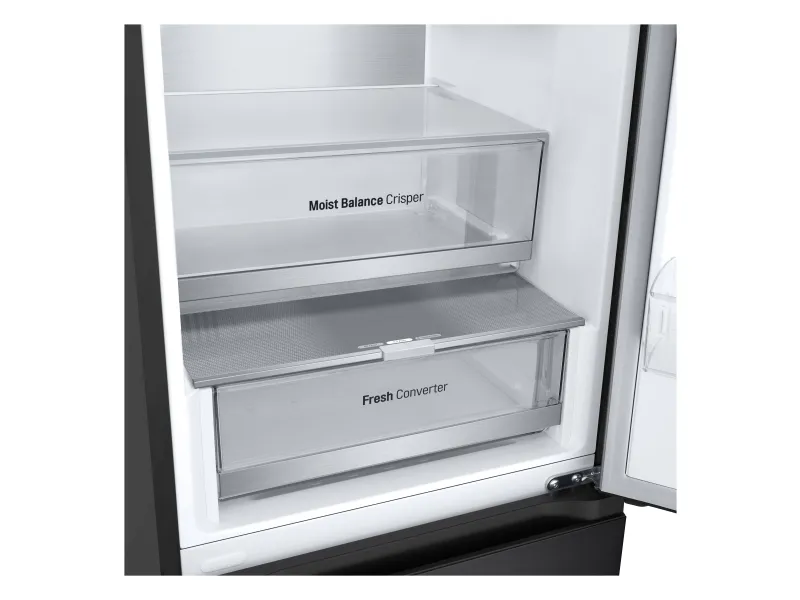 LG GBV5240CEP, 387 L, SN-T, 10 kg/24t, C, Frisk zone, aflukke, Sort