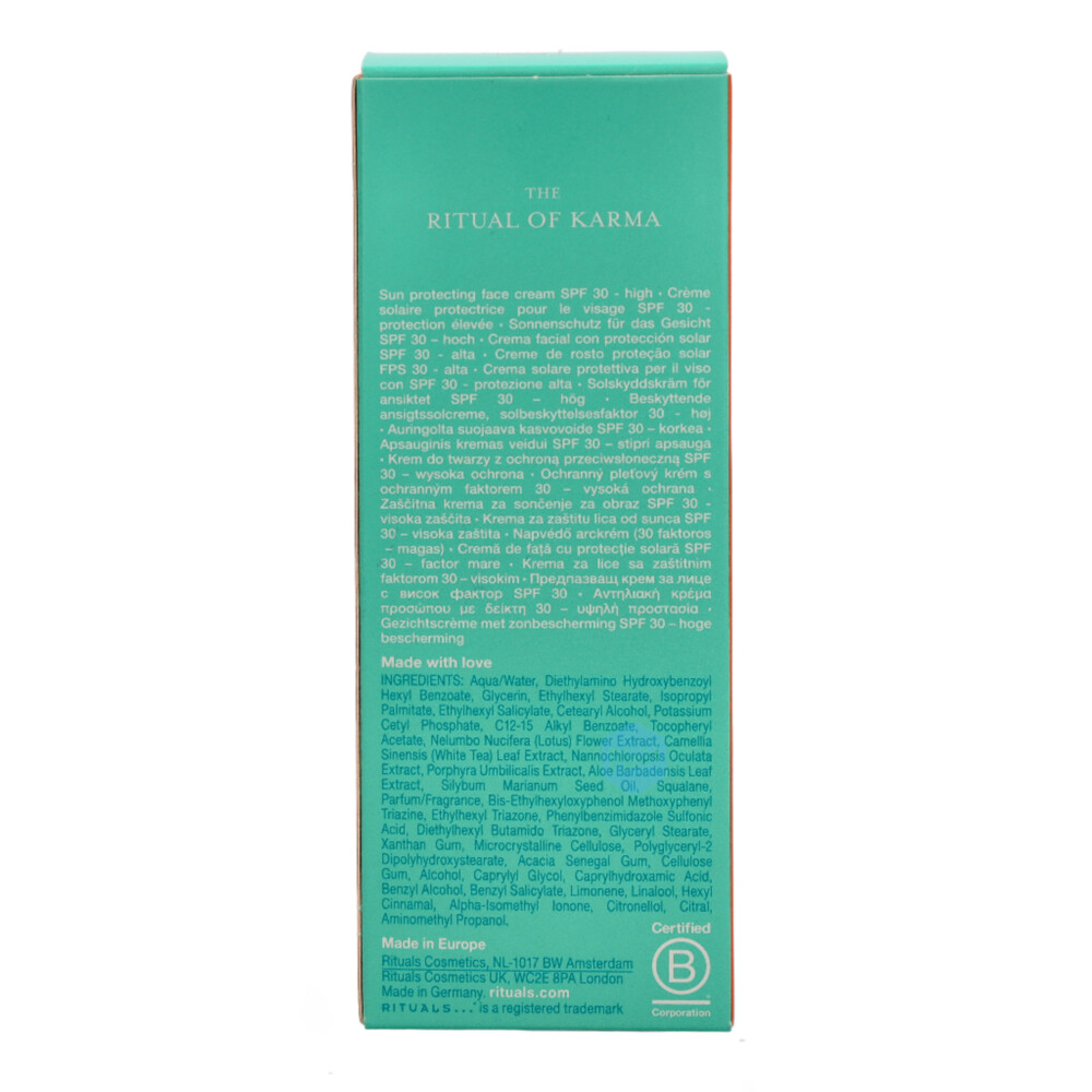 Rituals Sun Protection Face Cream SPF 3050 ml