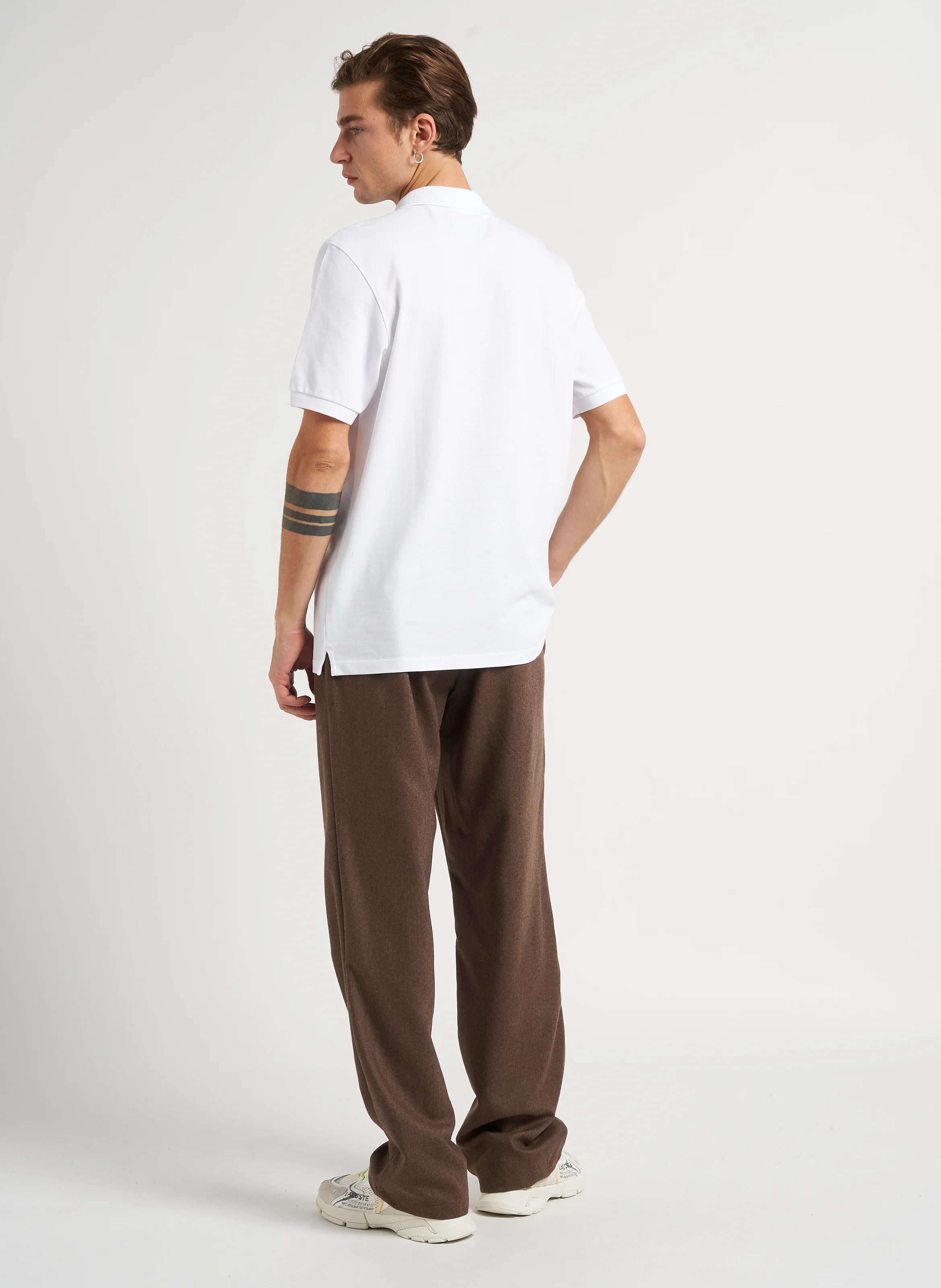 PARSH MARZ - Pantalon droit en laine vierge | Marron