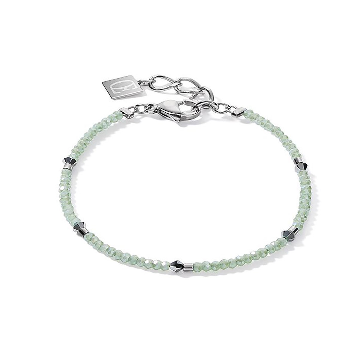 Bracelet Coeur de Lion vert d'eau
