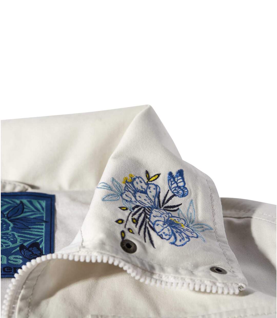 Veste Saharienne d’Été Brodée