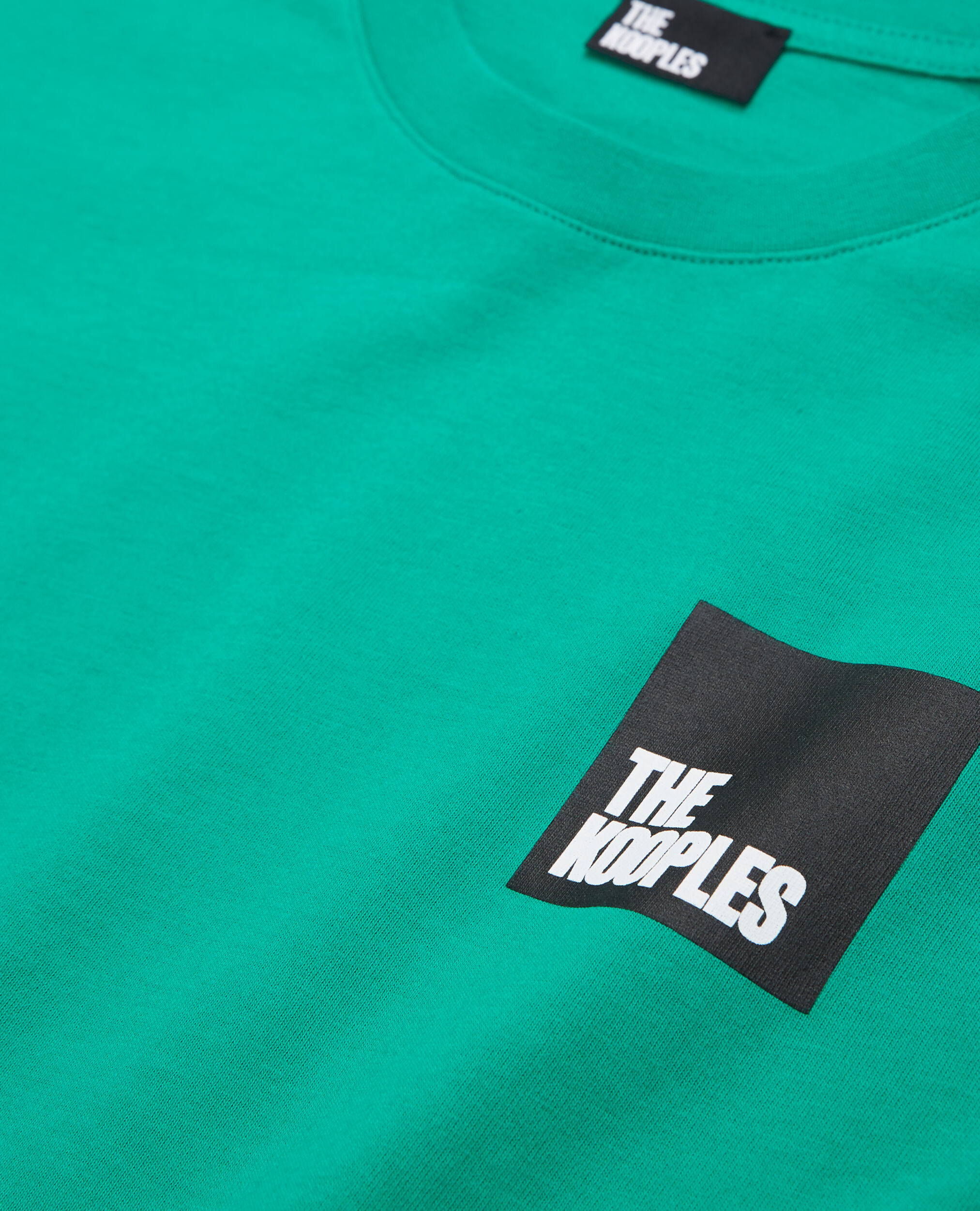T-shirt à logo vert