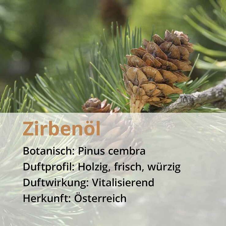 Zirbenöl naturrein ätherisch, 10 ml