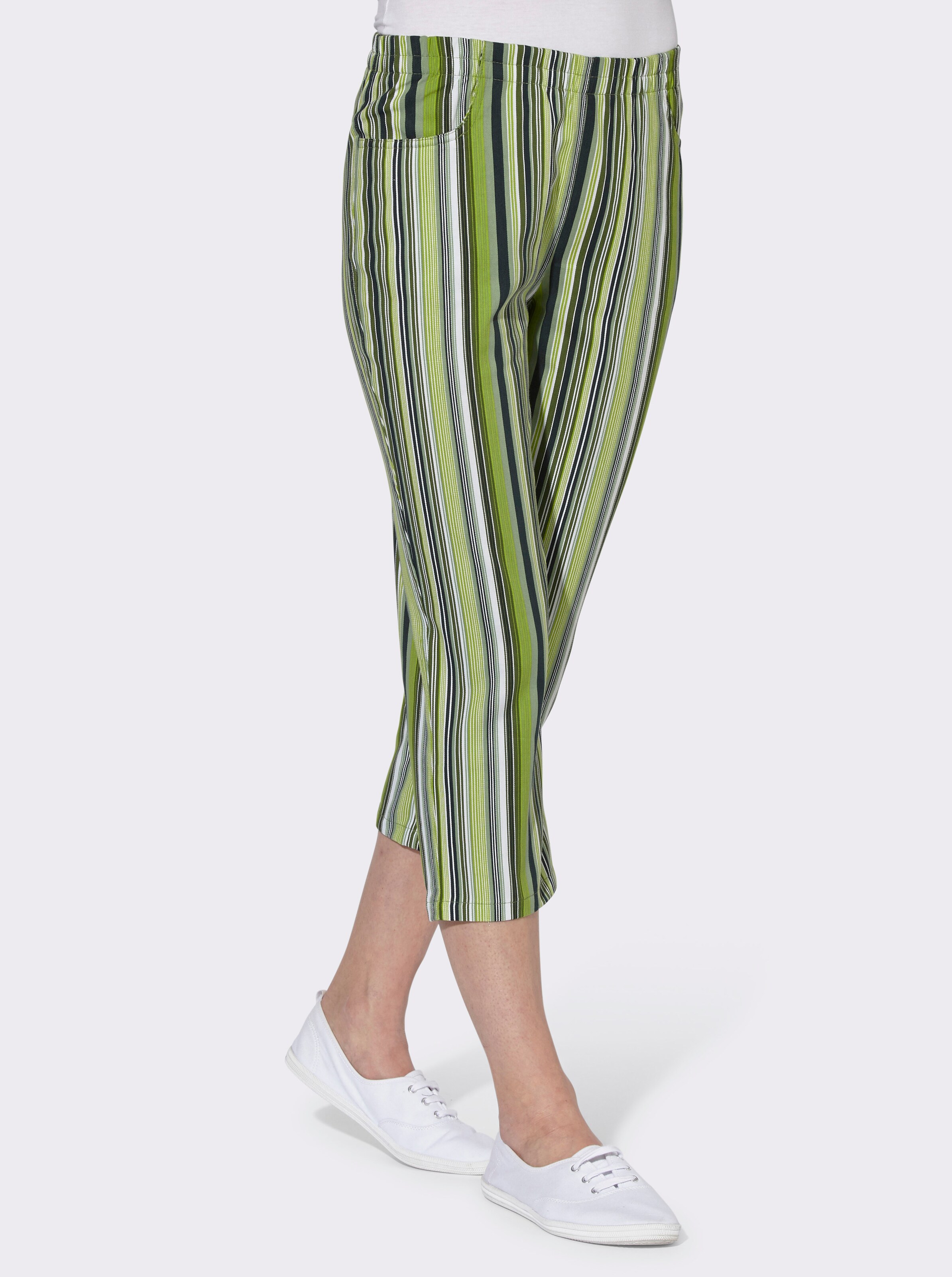 Caprihose aus reiner Baumwolle