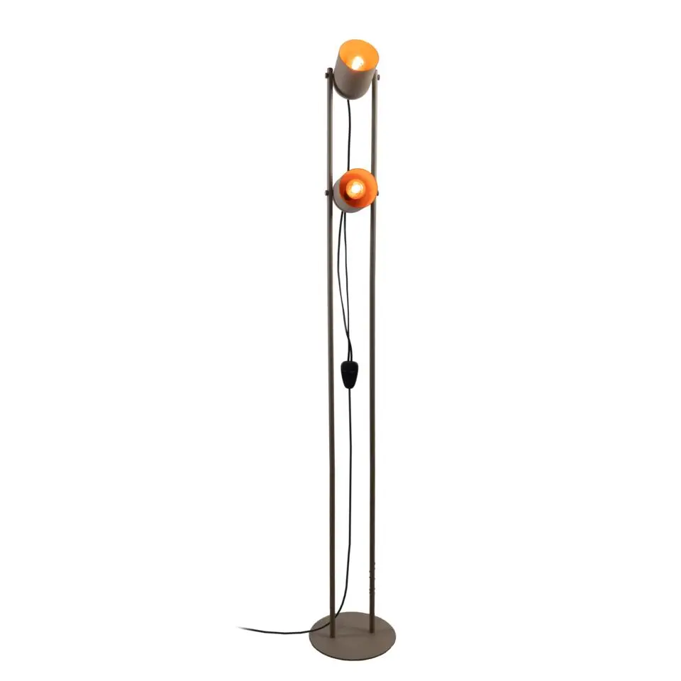 EGLO Tilston Vloerlamp - E14 - 142.5 cm - Zandkleur - Kantelbaar