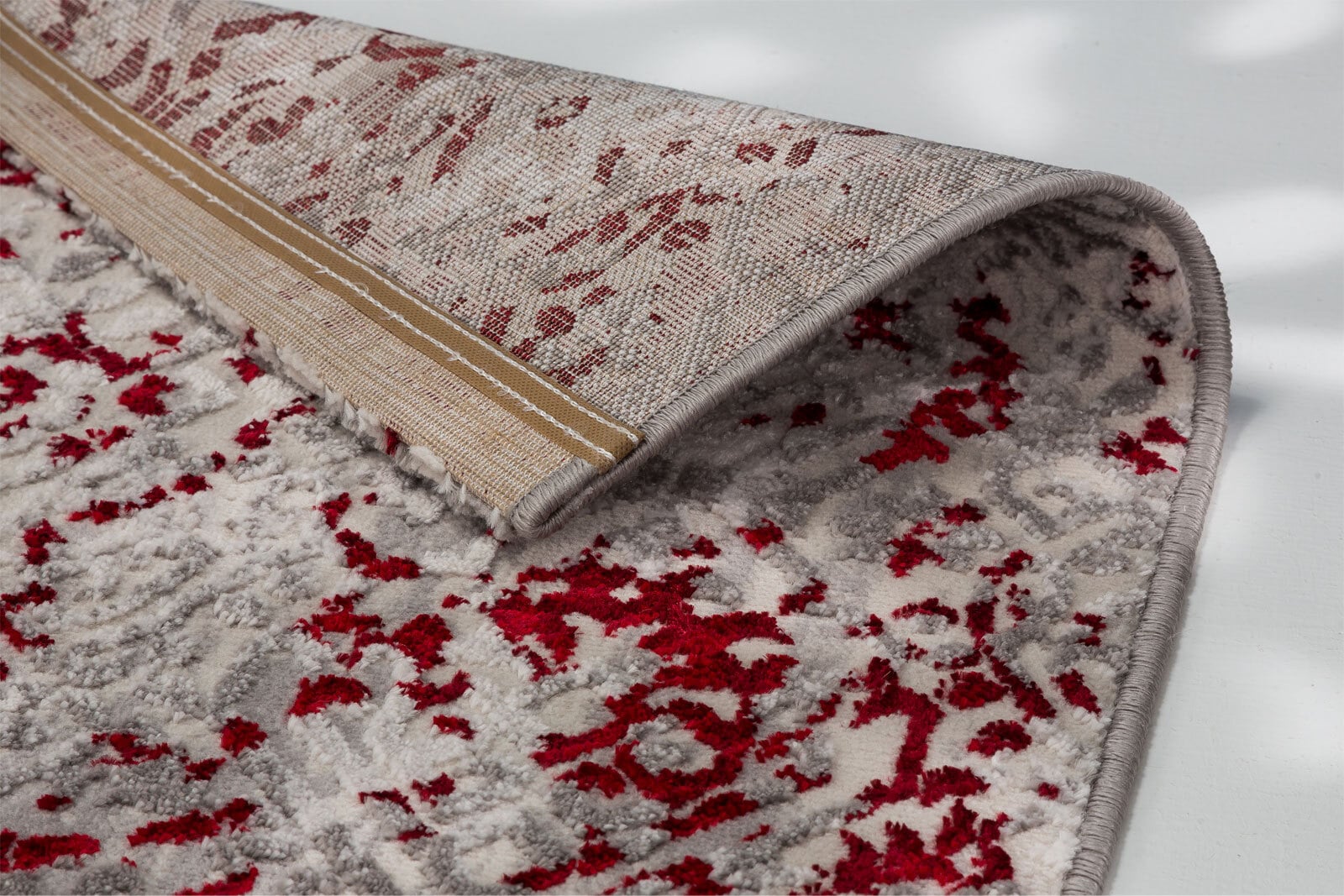 Teppich ANTEA 133 x 190 cm rot/beige