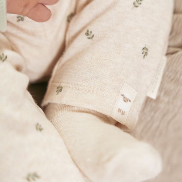 Little Dutch Legging Little Farm Green Leaves 50