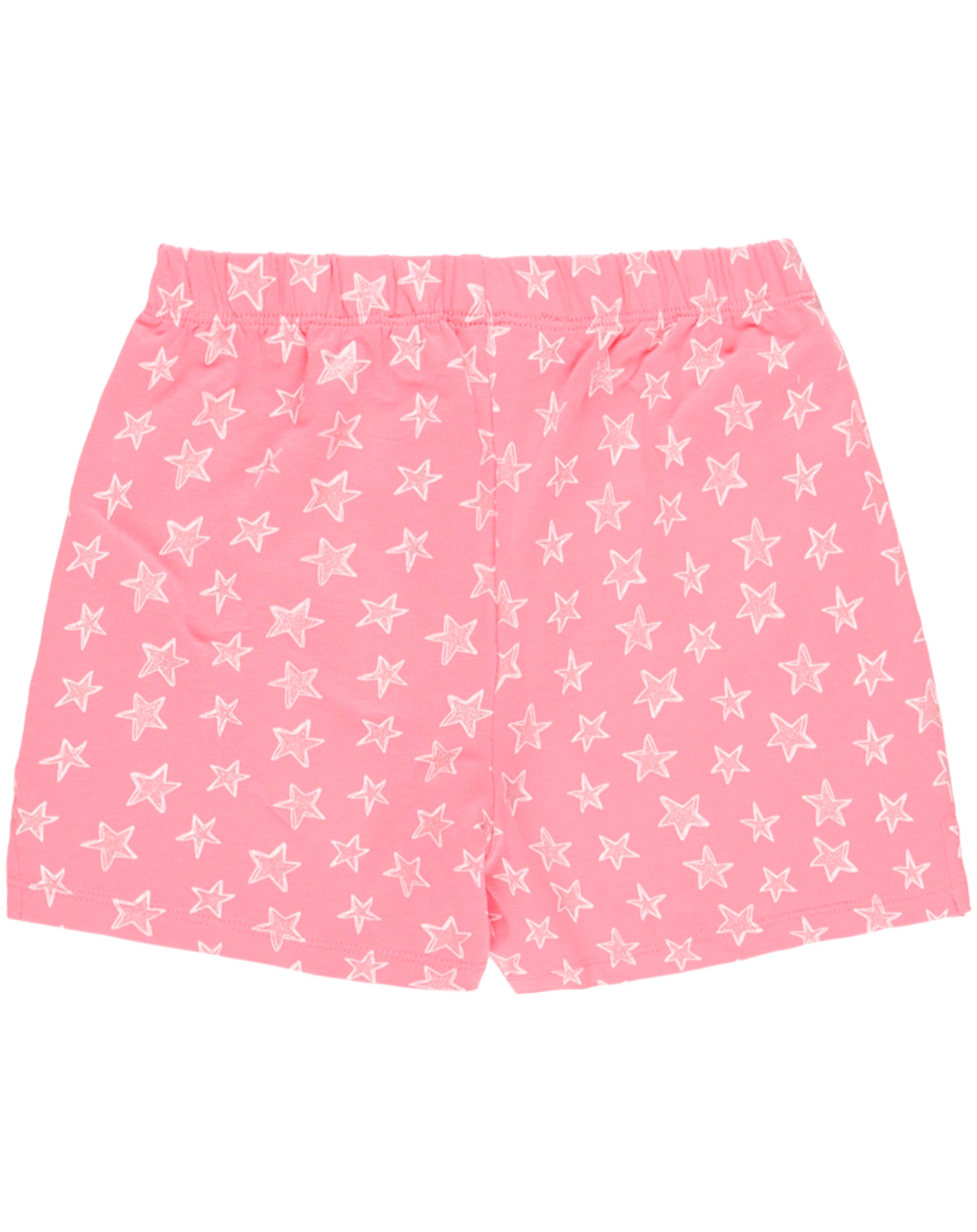 Schlafanzug CAT BABY kurz in weiß/pink