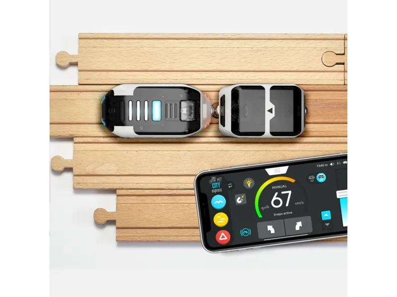Intelino Smart Train - intelligent batteridrevet tog med skinner