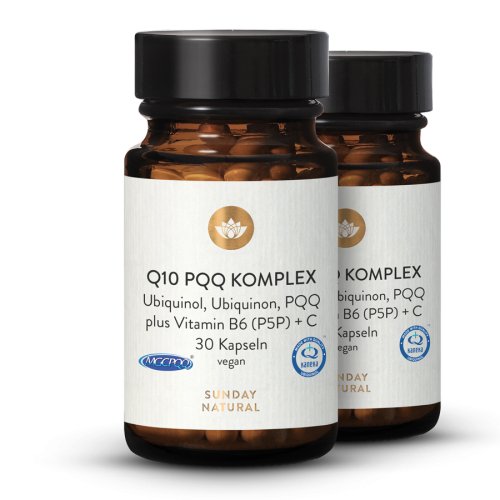 Sunday Natural Products  Q10 PQQ KOMPLEX plus B6 (P5P) + Vitamin C