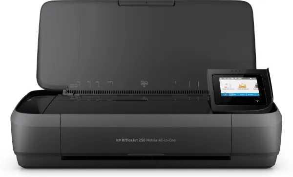 HP Officejet 250 Mobile All-in-One - Multifunktionsprinter - farve - blækprinter - Legal (216 x 356 mm) (original) - A4/Legal (medie) - op til 8 spm (kopiering) - op til 10 spm (udskriver) - 50 ark - USB 2.0, USB vært, Wi-Fi