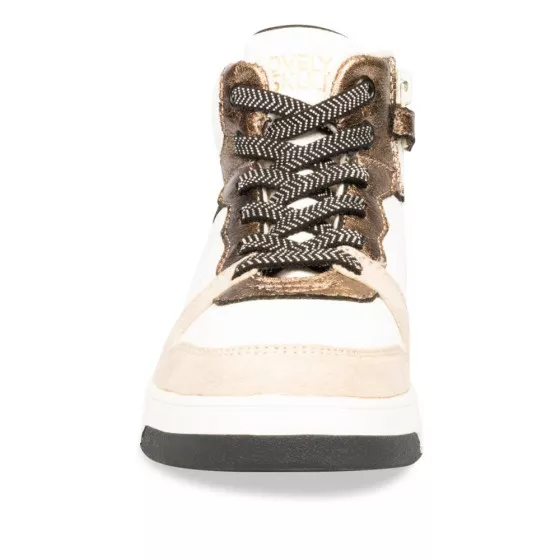 Baskets BLANC LOVELY SKULL