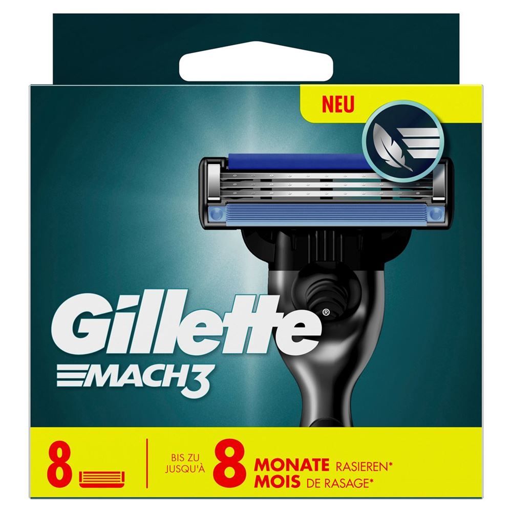 Gillette Mach3 Systemklingen (n) 8 Stk