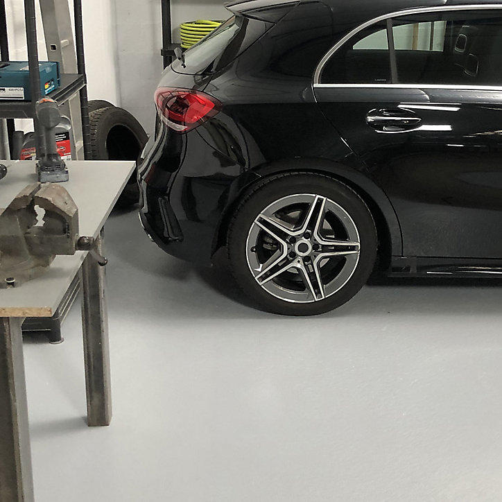 Résine de rénovation sol pro Résinence garage gris clair 2L