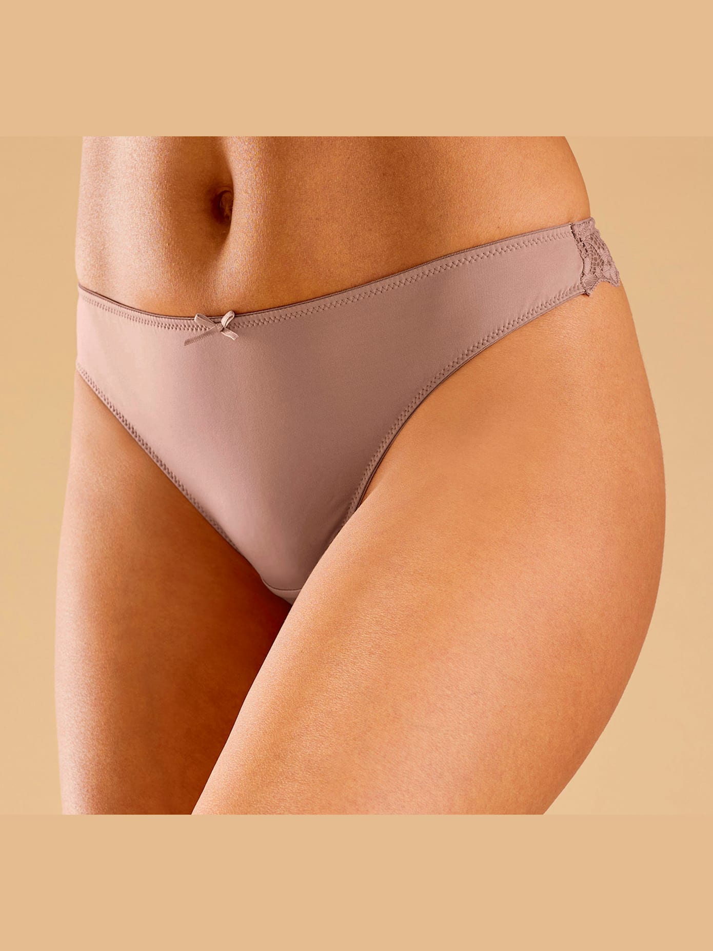 Lot de 3 strings petite fleur