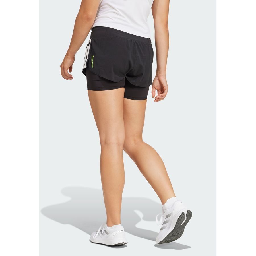 Adidas Short poche gel 2 en 1 Adizero Running