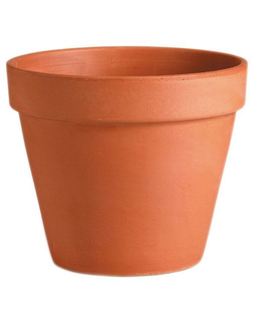 Mega Collections Aardewerk Pot Roodsteen - Bloempotten - 39 cm
